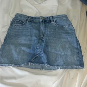 Hollister denim skirt